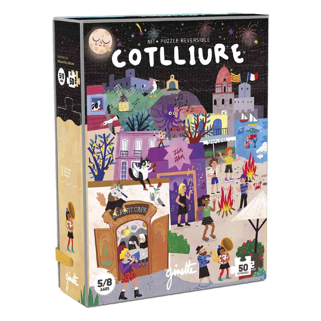 Puzzle Collioure jour et nuit
