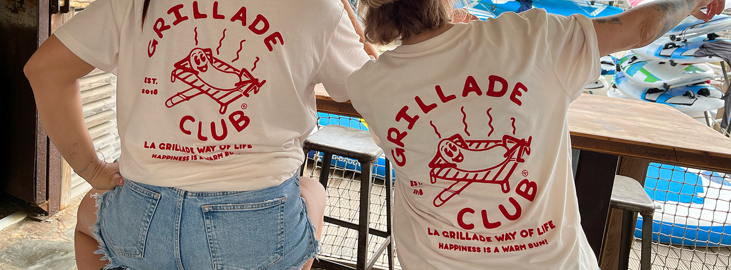 T-shirt adulte HOT SAUCISSE Grillade Club 2024 ROUGE