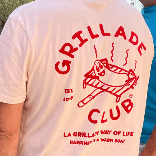 T-shirt adulte HOT SAUCISSE Grillade Club 2024 ROUGE